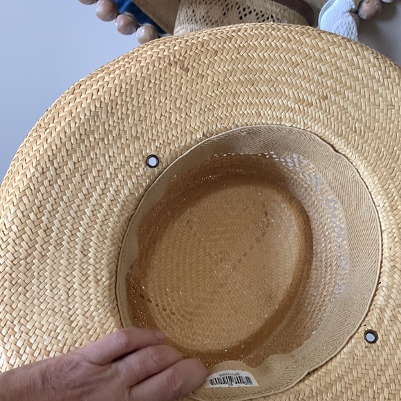 Summer straw beach hat - Picture 4 of 5